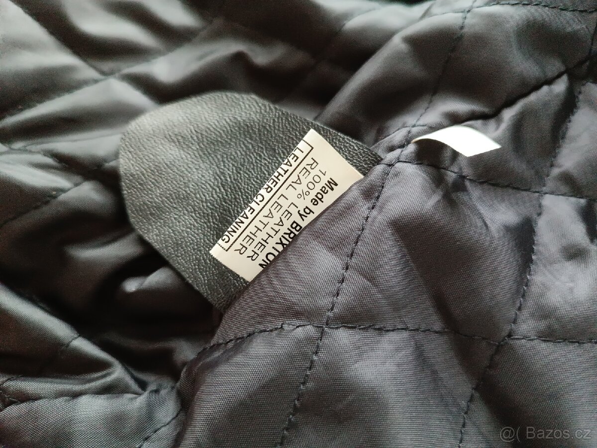 Pánská kožená bunda Brixton, XXXL. - 12