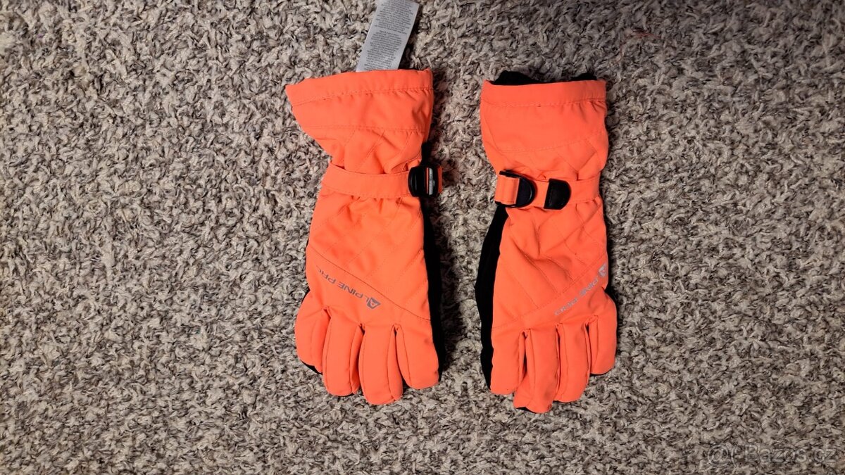 Zimní lyžařská bunda, kalhoty a rukavice vel. L Northfinder - 12