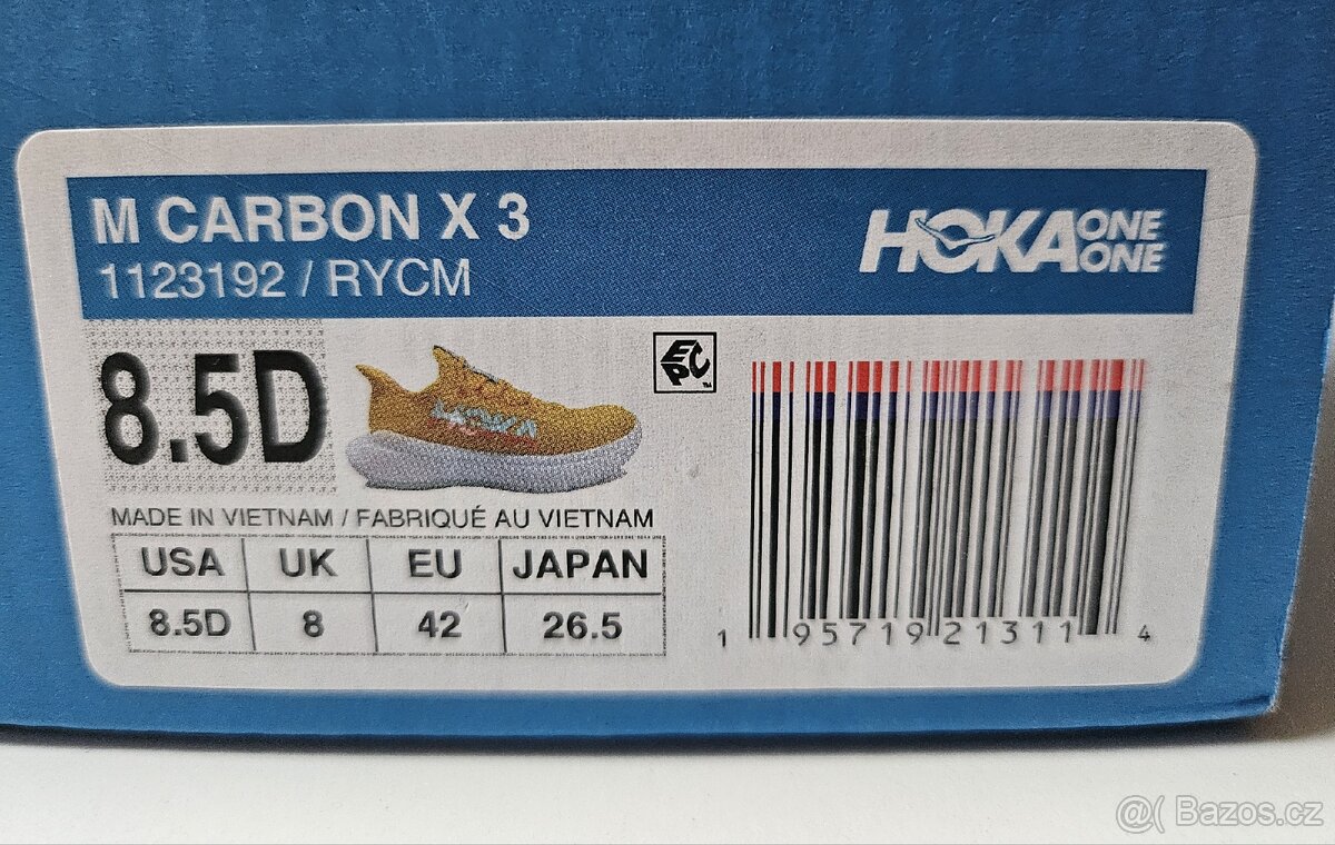 Pánské běžecké boty Hoka M Carbon X 3 Vel.42 - 12
