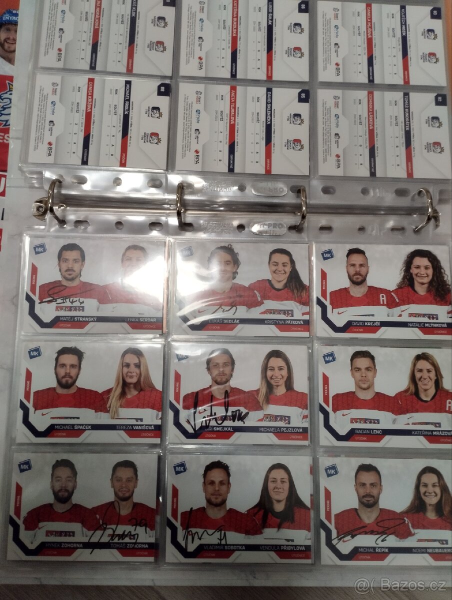 2x album ČR reprezentace podpisy, limity - 12