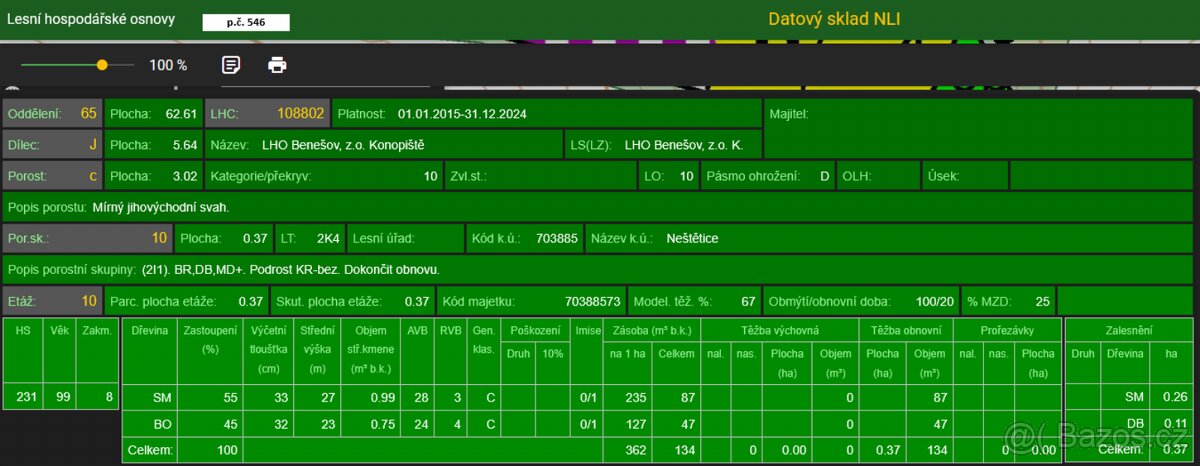Prodám pozemky v katastrálním území Neštětice - 12