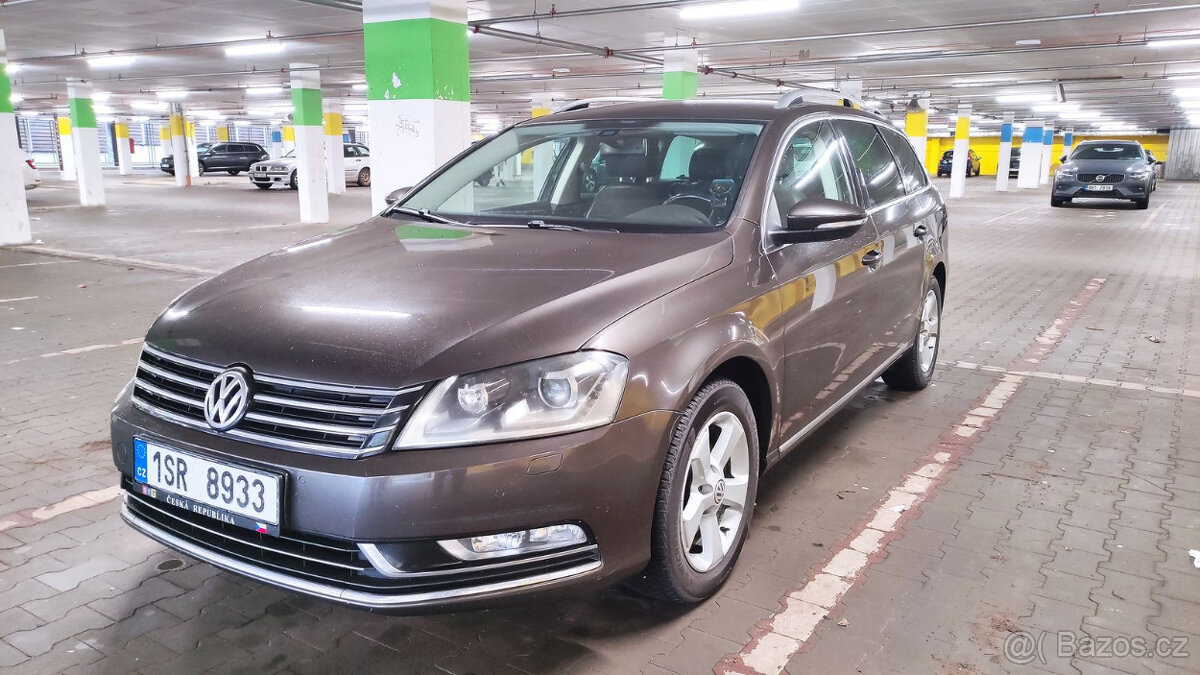 Volkswagen Passat B7 2.0 TDI, 103 kW, 6 kvalt , 2012 - 12