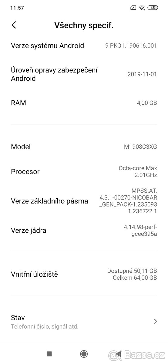 Xiaomi Redmi Note 8T 4/64 Moonlight White - 12
