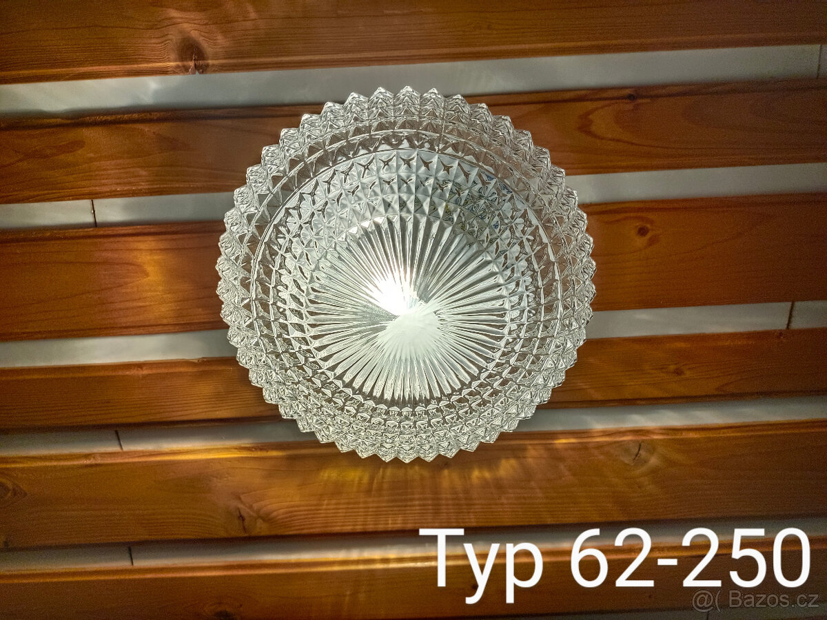 Retro křišťálová svítidla přísazná, na strop i na stěnu, - 12