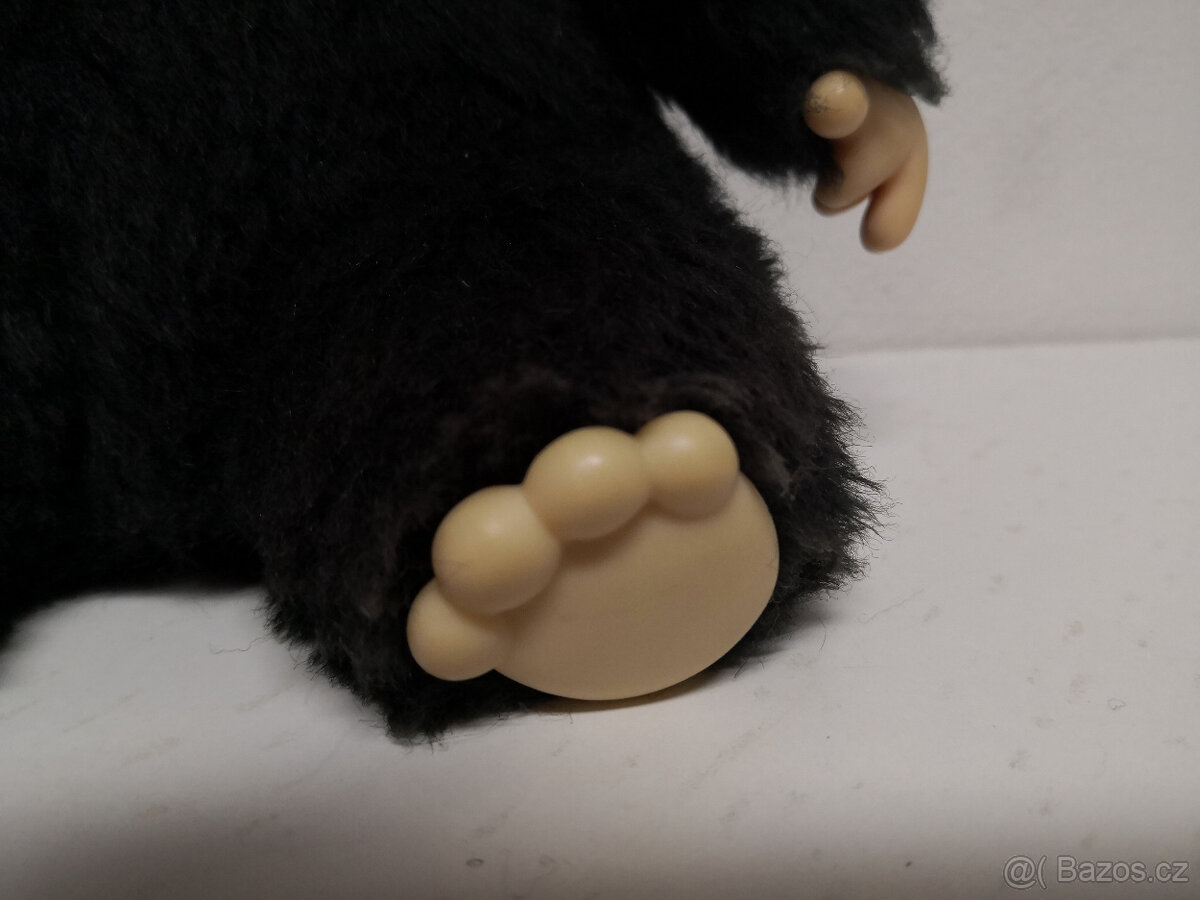 Retro mončiči XXL nyamy Felina čierna 35cm - 12