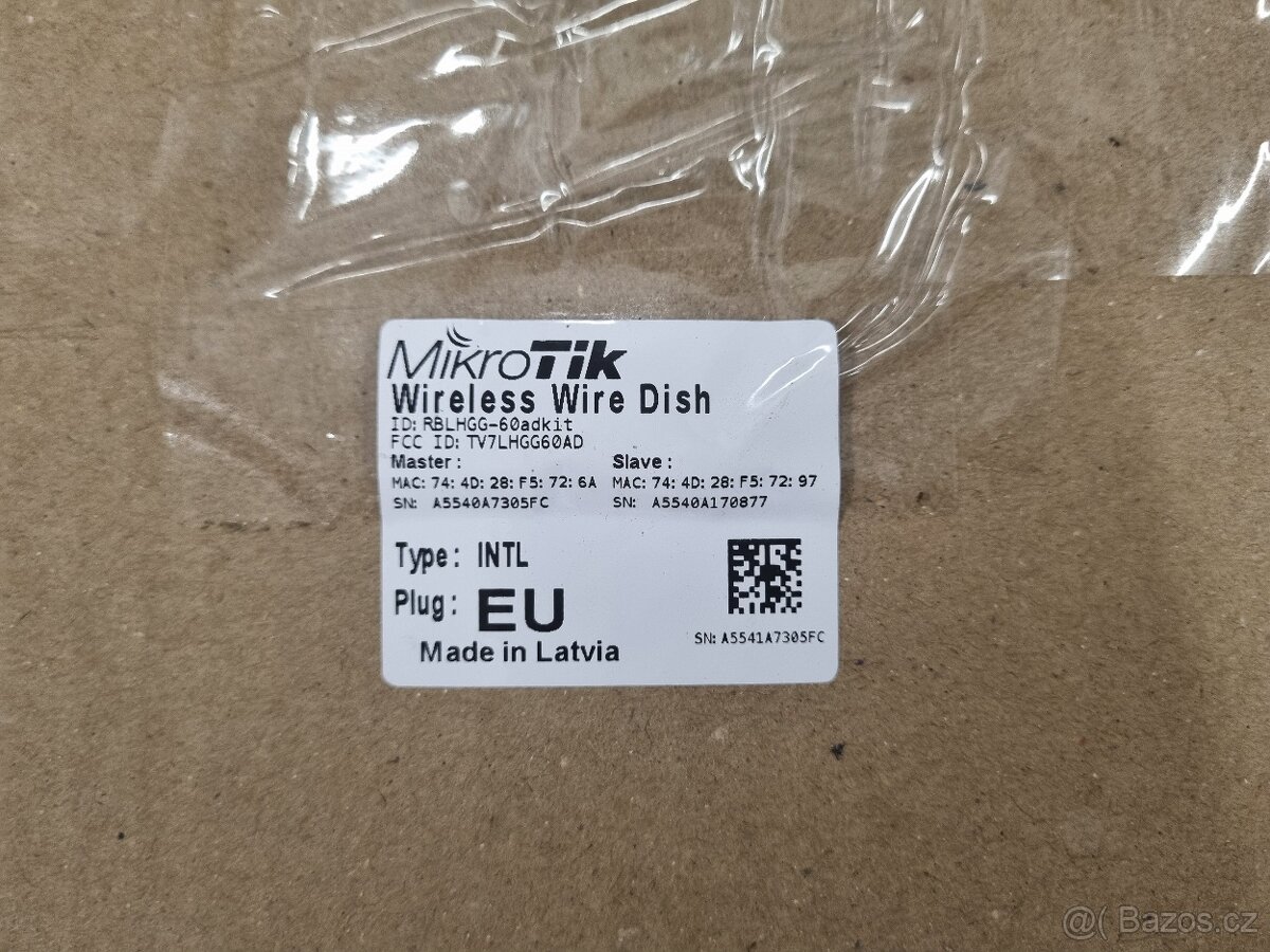 MikroTik RouterBOARD Wireless Wire Dish, kompletní spoj - 12