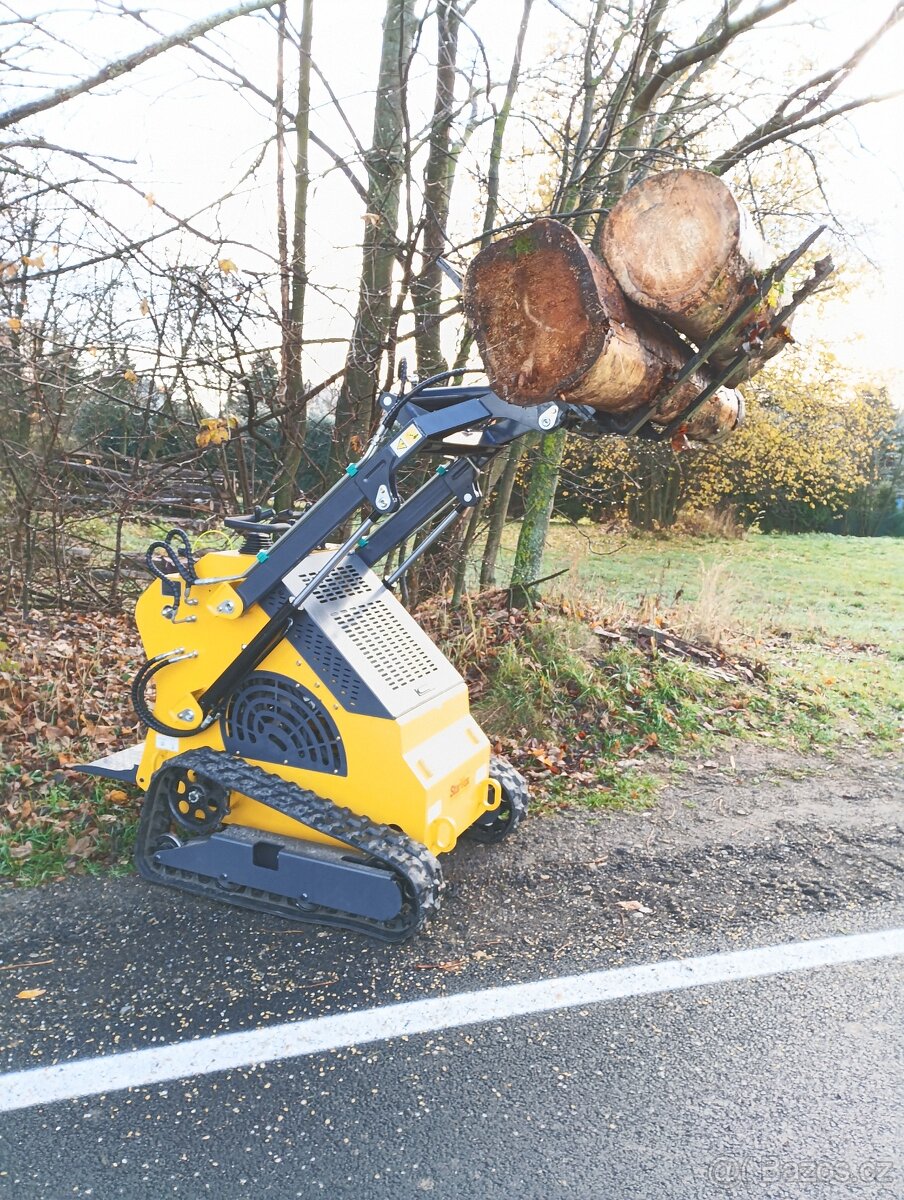 Pásový smykový nakladač - 12