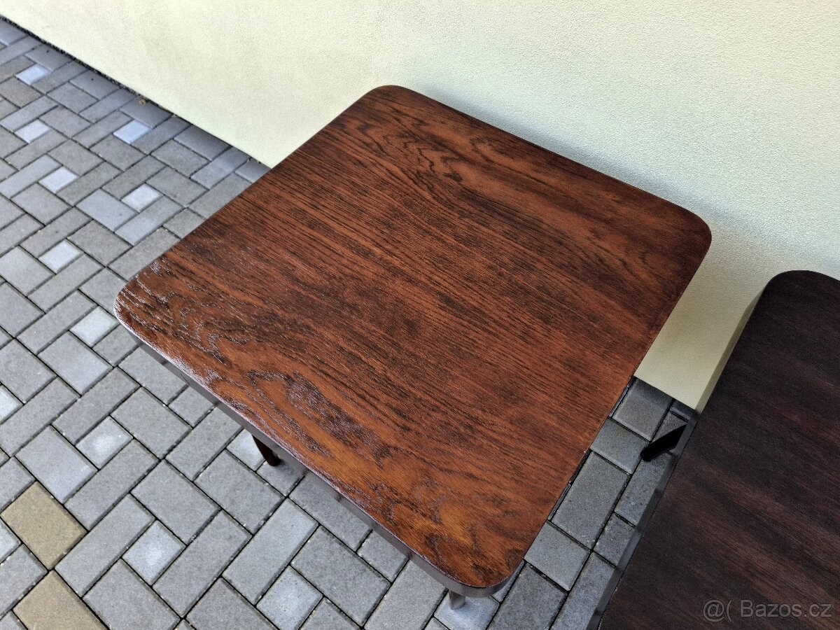 Konferenční stolek Halabala "pavouk" po renovaci - 12