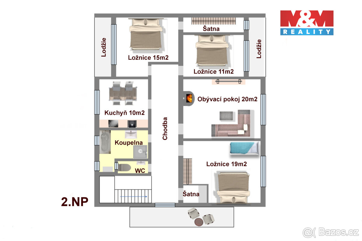 Prodej rodinného domu, 265 m², Vrbice - 12