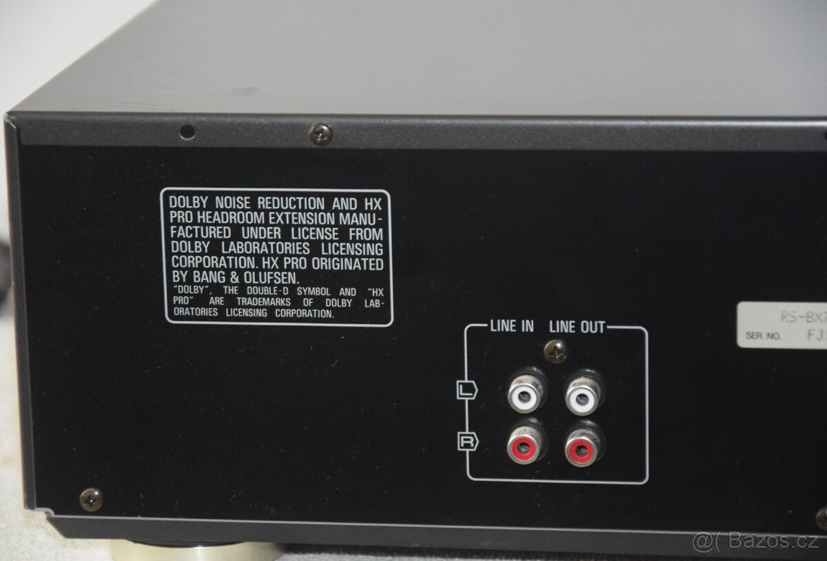 Tape deck TECHNICS RS-BX707, 3 hlavy, CLASS AA, Quartz DD - 12
