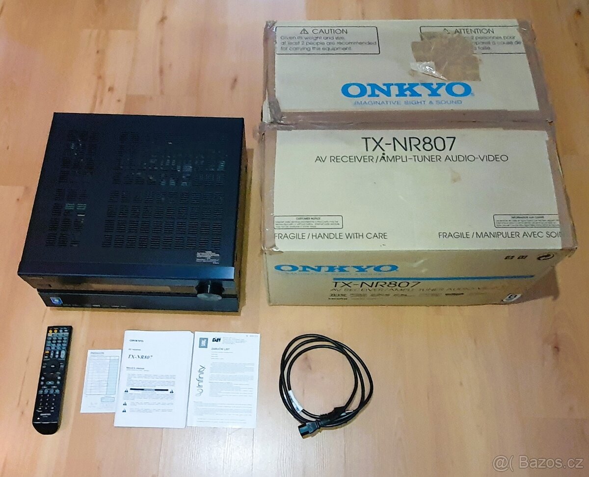 Onkyo receiver 7.2 TX-NR 807, VÁNOČNÍ SLEVA -1500Kč - 12