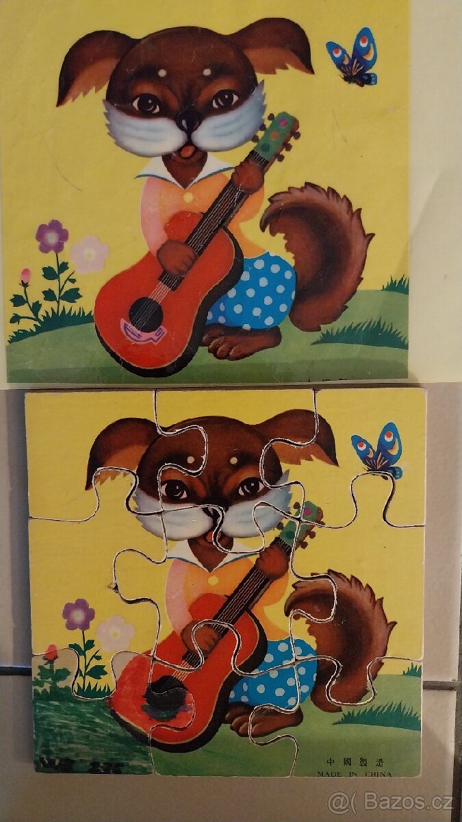 Retro puzzle, foukací harmonika, puzzle záchranáři - 12