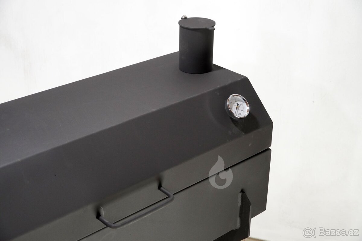 Gril na kýtu, kuřata G450 Braver se zadním topeništěm, jehla - 12