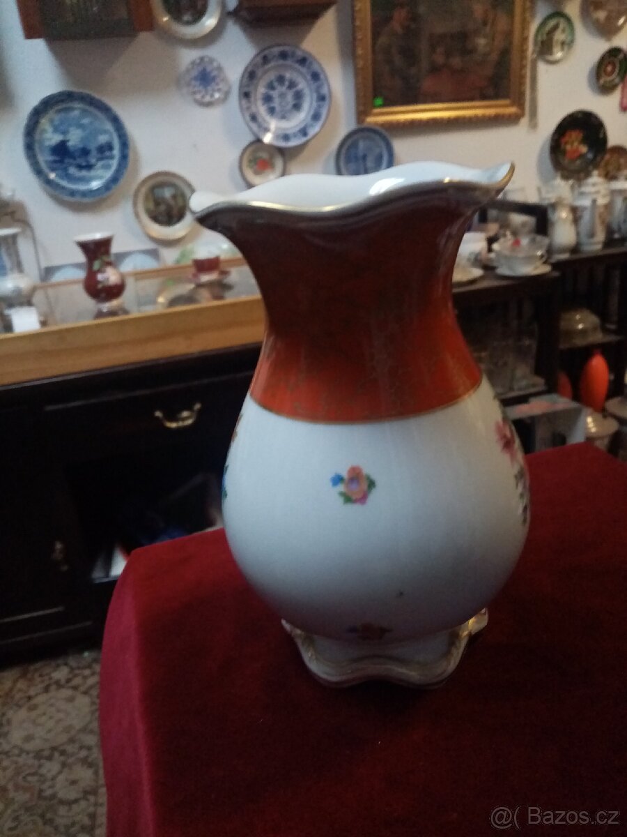 Starožitná porcelánová váza - 12