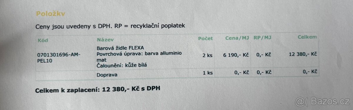 Kožené barové židle zn. Effezeta - 12