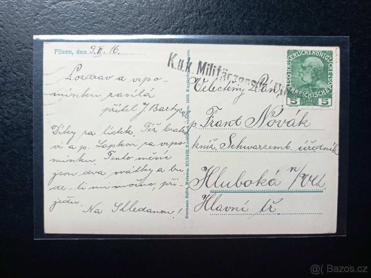 Pohlednice Plzeň pivovar, náměstí Plzeň zastávka - 12