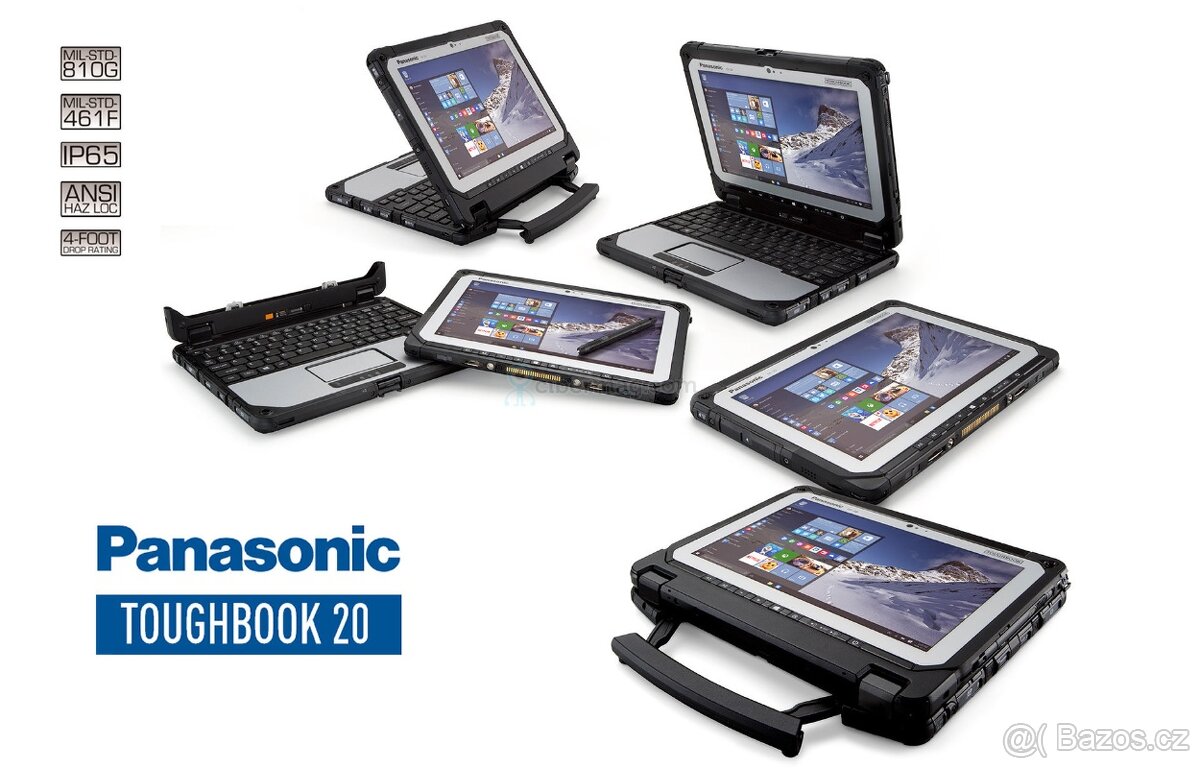 Průmyslový notebook/tablet (2v1) Panasonic Toughbook CF-20 - 12