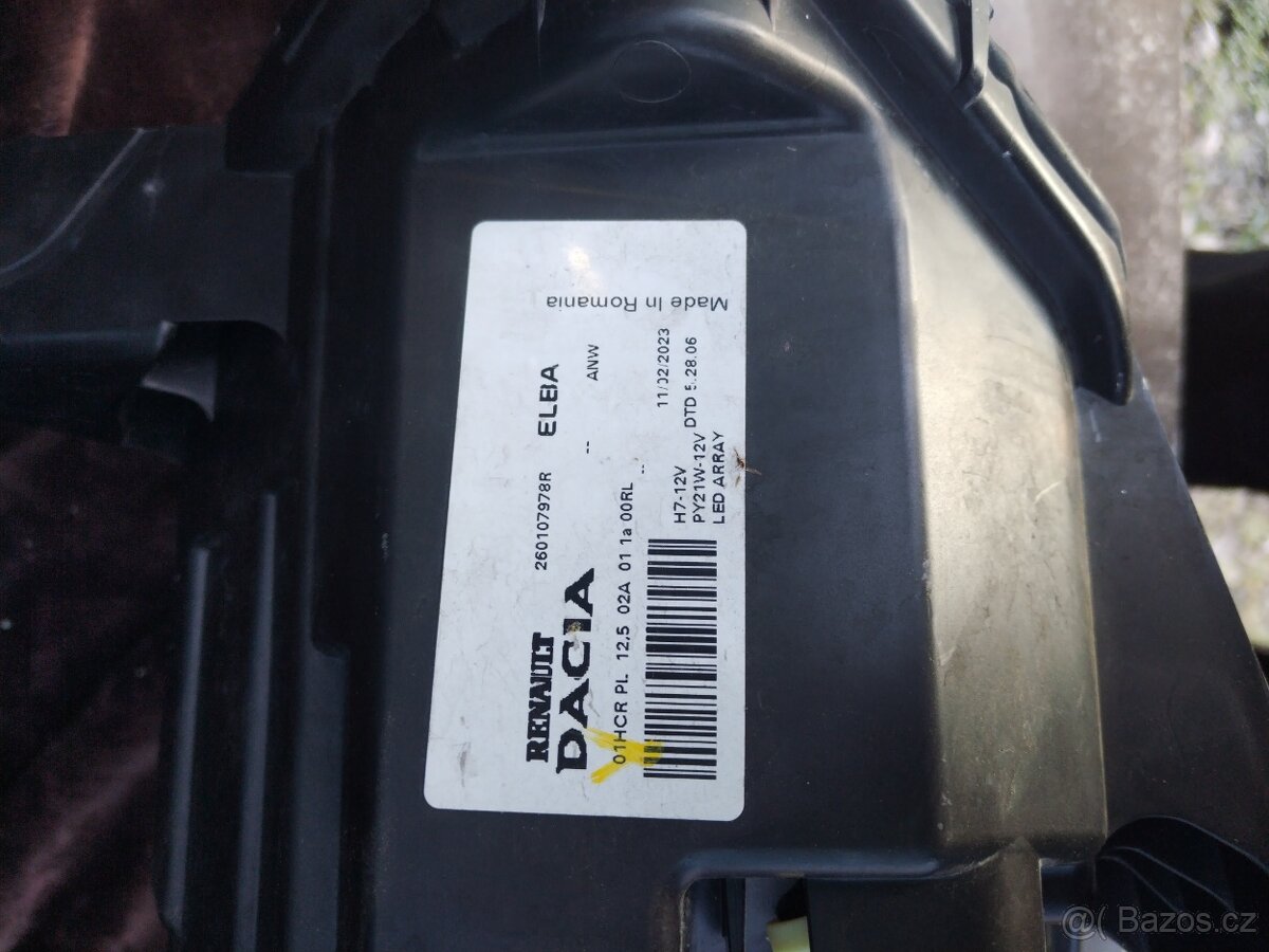 Dacia světlo 260107978R FULL LED Sandero - 12