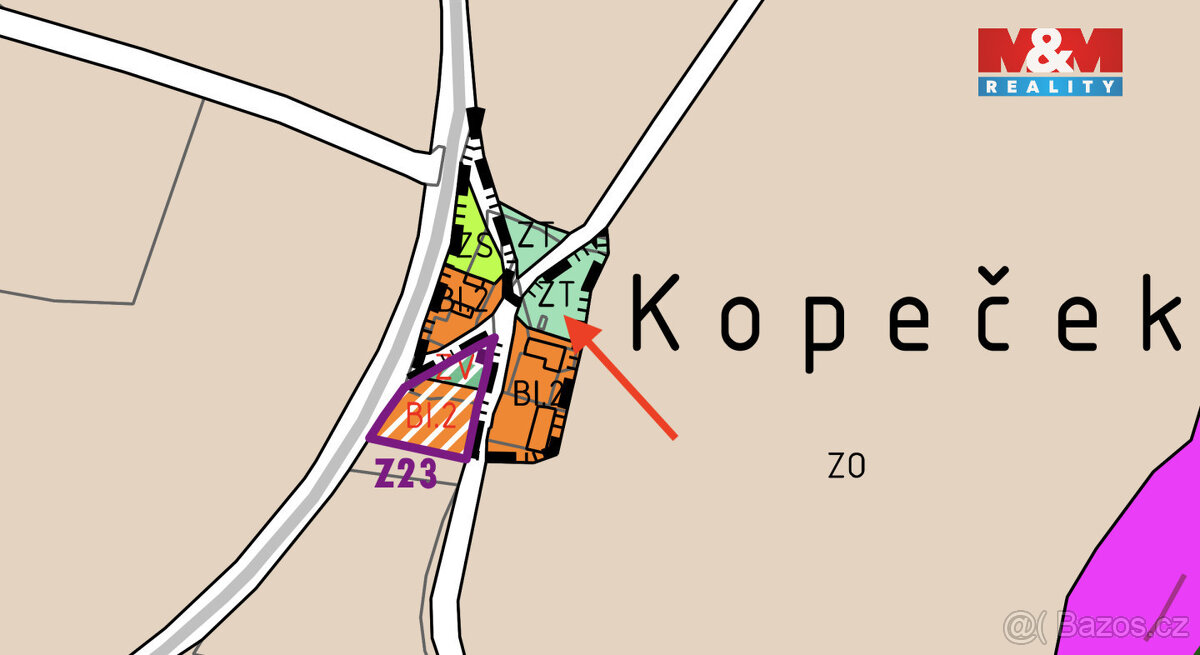 Prodej zahrady, 1624 m², Březno - 12