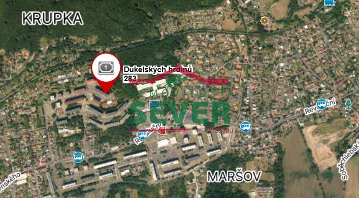 Prodej, byt 2+kk, DV, Krupka, okr. Teplice, ul. Dukelských h - 12