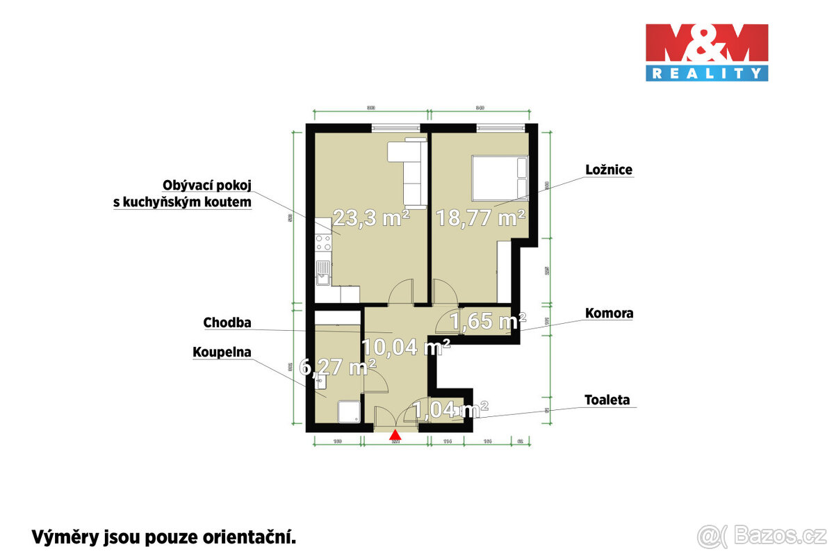 Prodej bytu 2+kk, 60 m², Plzeň, ul. Prokopova - 12