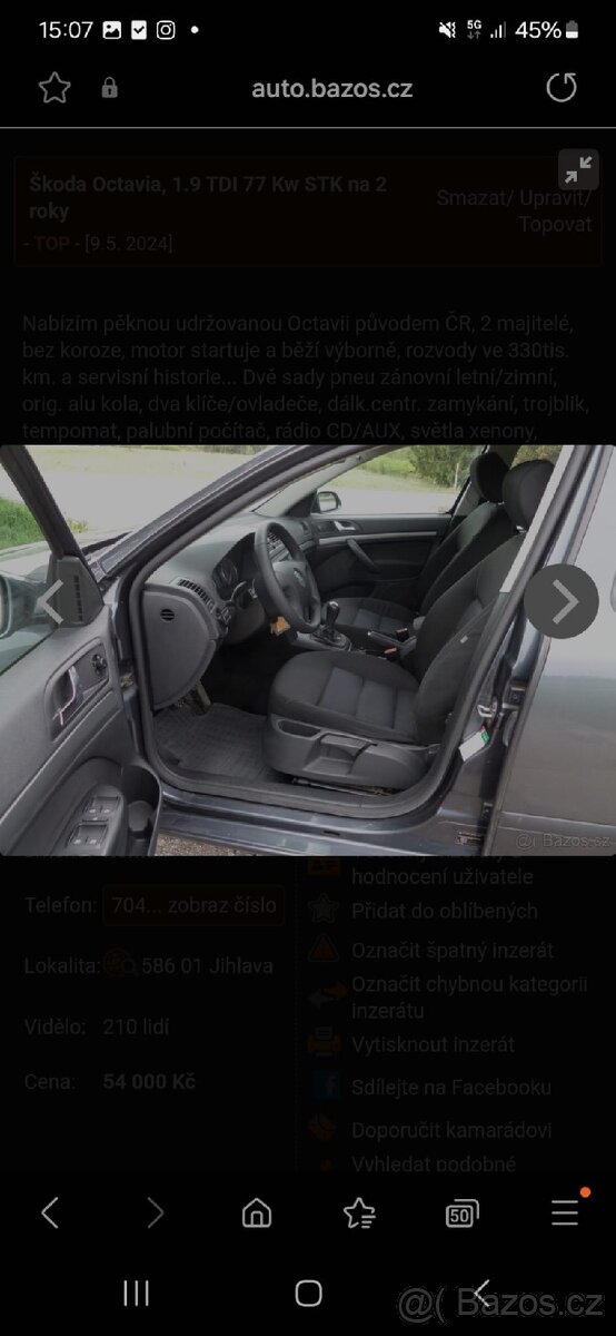 Prodám Škoda Octavia 2 - 12