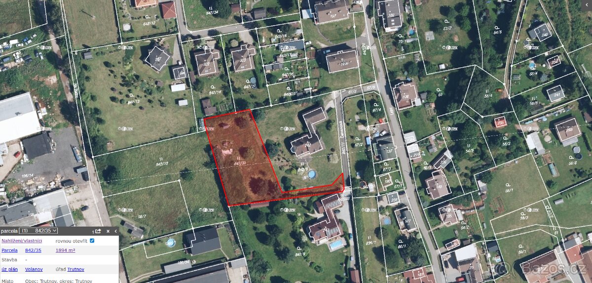 Prodej stavebního pozemku – Volanov, Trutnov - 12