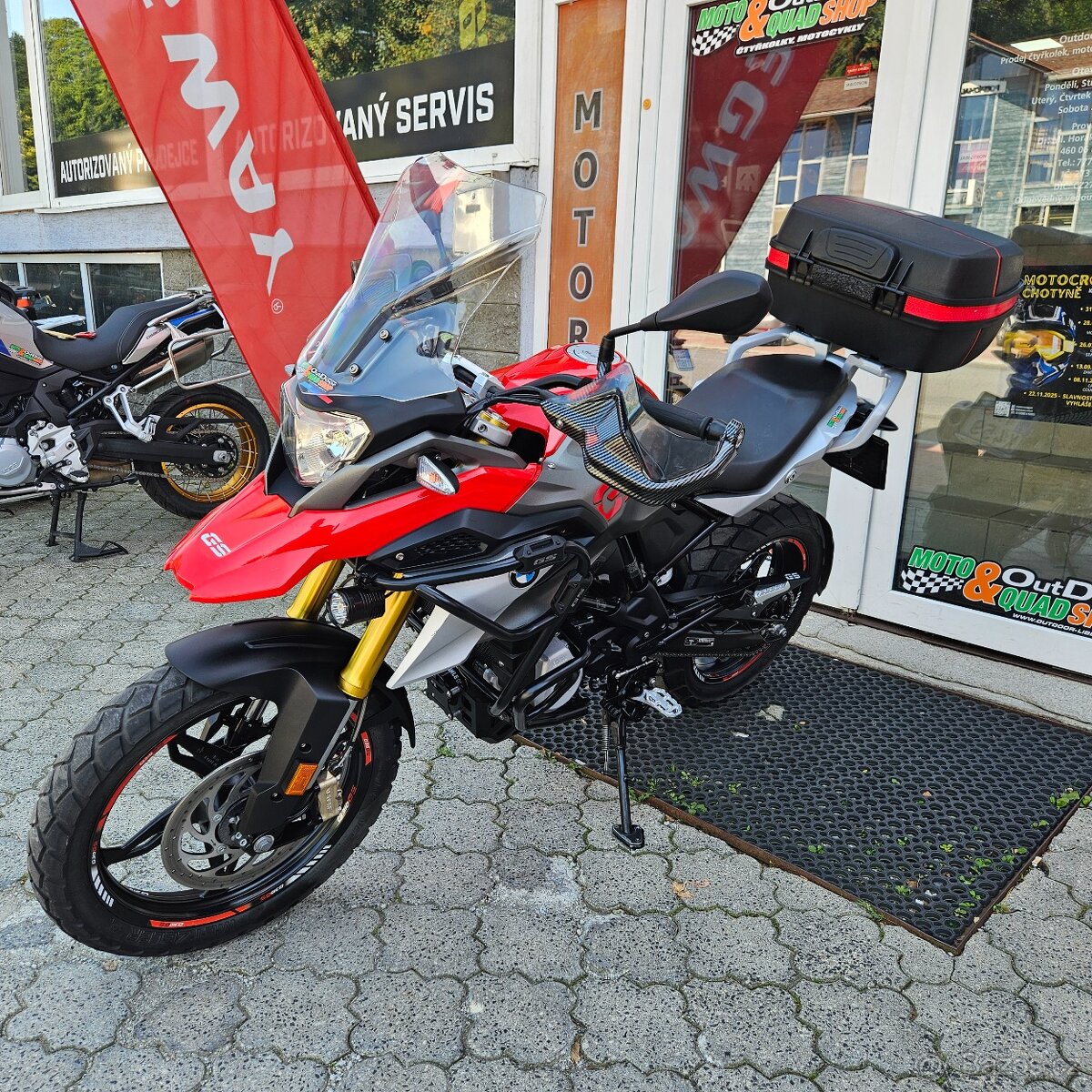BMW G 310 GS, ČR, Padací rám, Vyšší plexi, Zadní kufr - 12