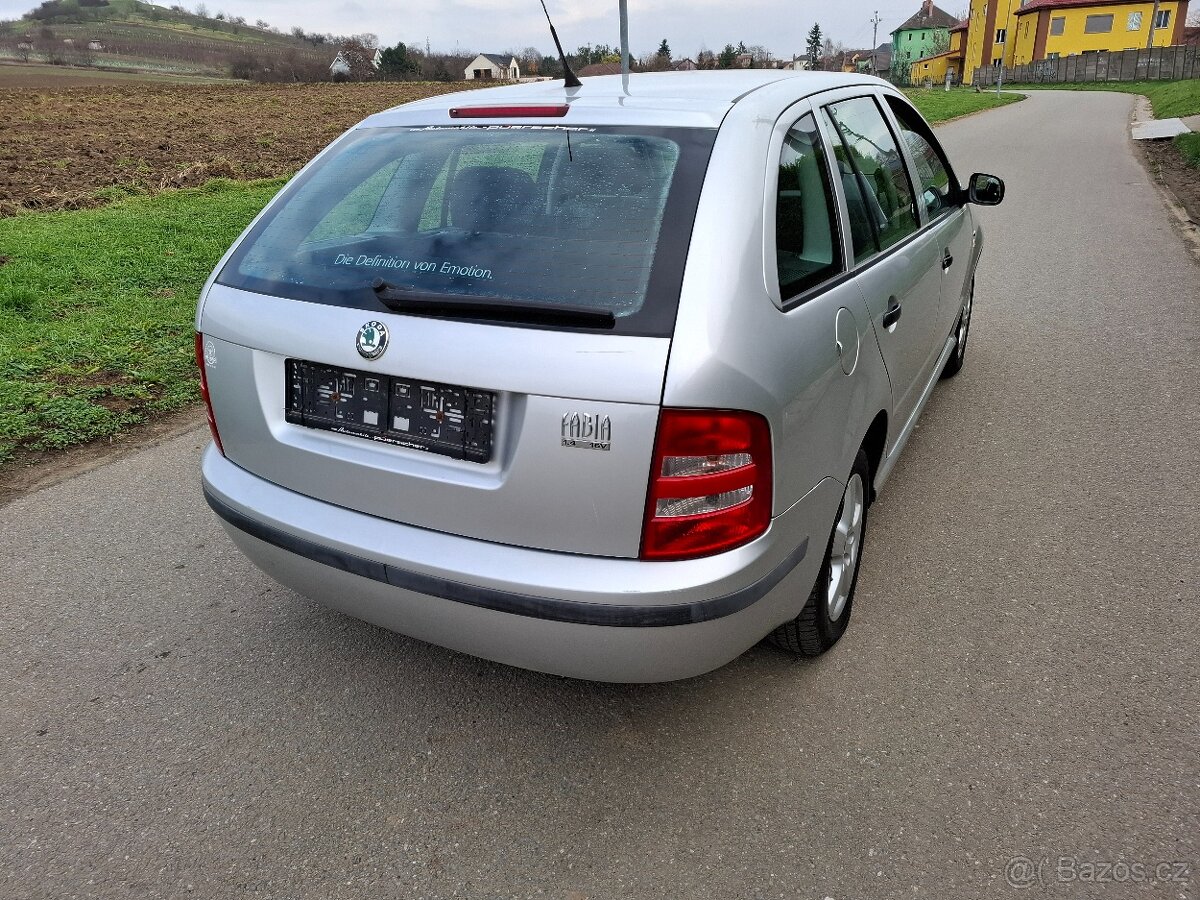 Škoda Fabia 1.4 16v 55kw Kombi.Klima Alu Model 2002 Nová Stk - 12