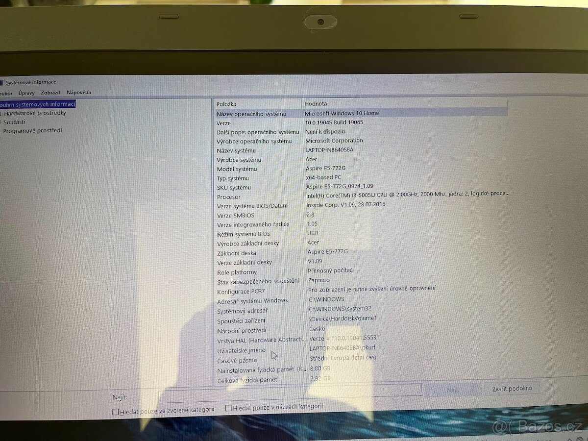 Acer Aspire E5 - 772G - 12