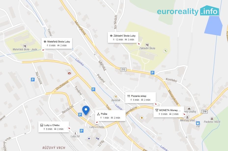 Pronájem, byt 3+kk, 56 m2, Luby, ul. Revoluční - 12