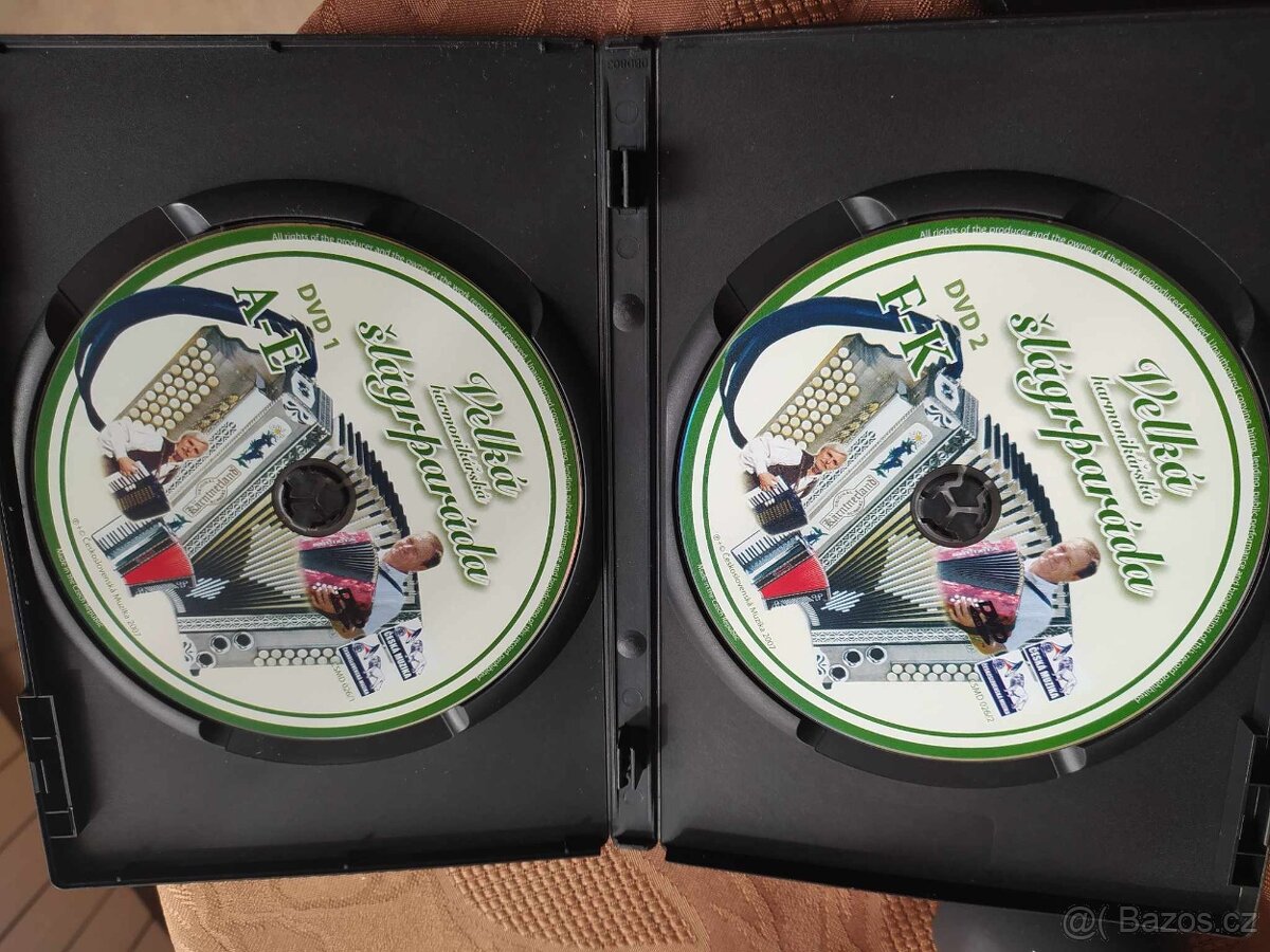 Velká harmonikářská šlágrparáda 10 DVD a 4 CD - 12
