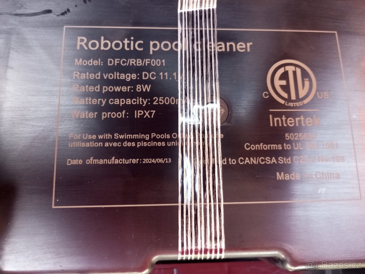 solární bazénový hladinový sběrač, skimmer robot - 12