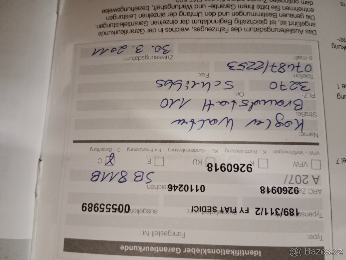 Suzuki SX4/Fiat Sedici 1.6,88kw,4x4 - 12