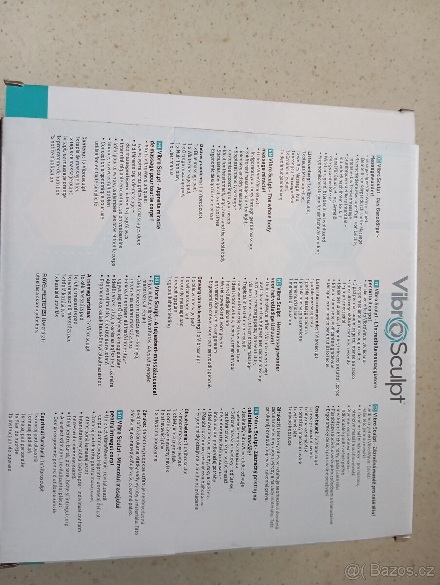 Masážní přístroj Vibrosculpt na ruce, nohy, hýždě - 12