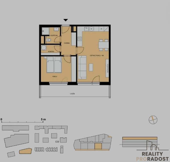Pronájem bytu 2+KK, Nová Tesla - Pardubice - 12