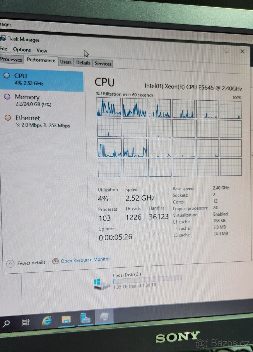 Server HP ProLiant DL160 G6 - 12