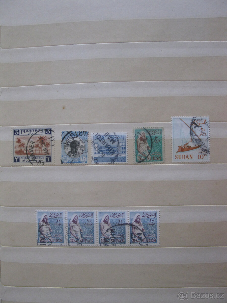 Album známky Afrika , Pérové desky s listy Slovensko . - 12