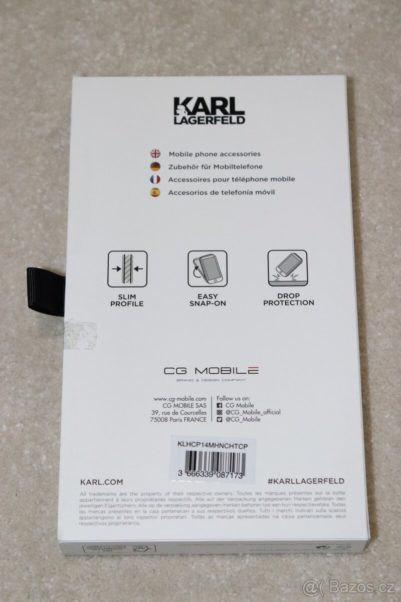 Kryt / obal Karl Lagerfeld na iPhone 14 plus - 12