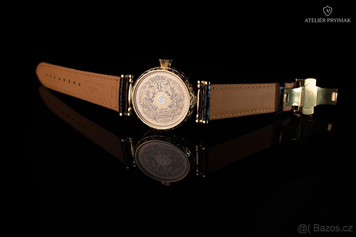 Jedinečné starožítné 8-denní hodinky HEBDOMAS 1910 - 12