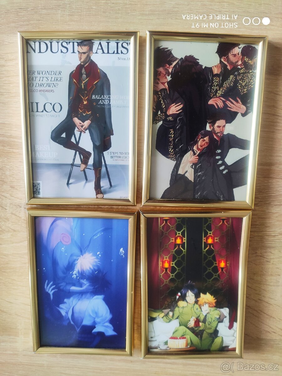 Sbírka Anime 42 ks obrázků v rámečku - 12