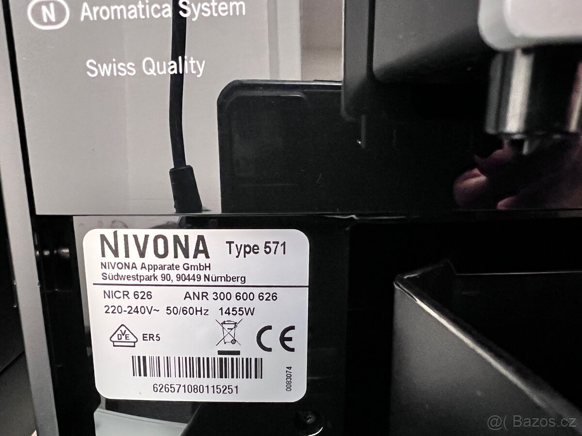 Kavovar Nivona Nicr 626, 656, 660, 758, 778, 841 - 12