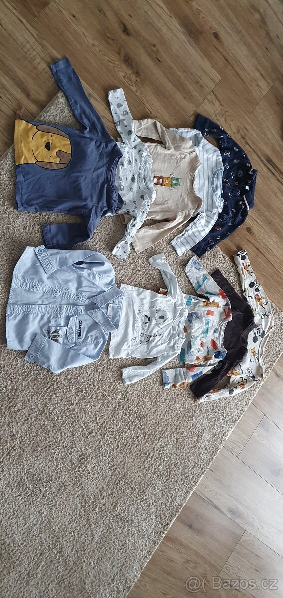 Dětské teplé oblečení- velikost 62-80 - 12