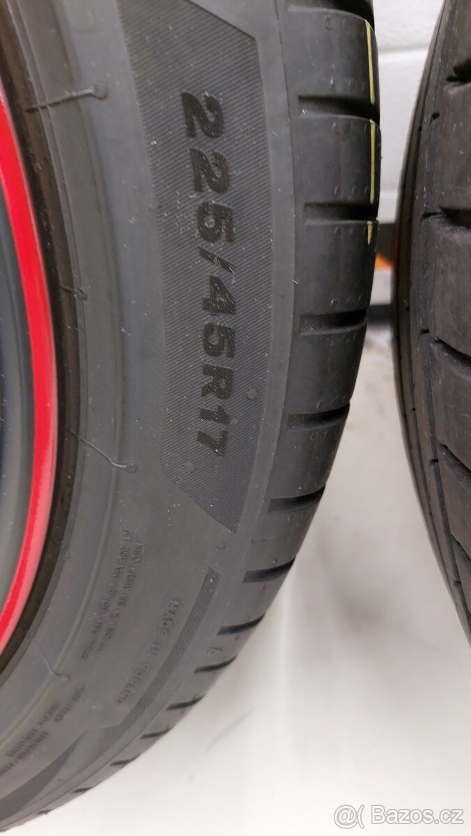 Alu kola 5x112 r17.Černe Eta Beta vw škoda audi Seat - 12
