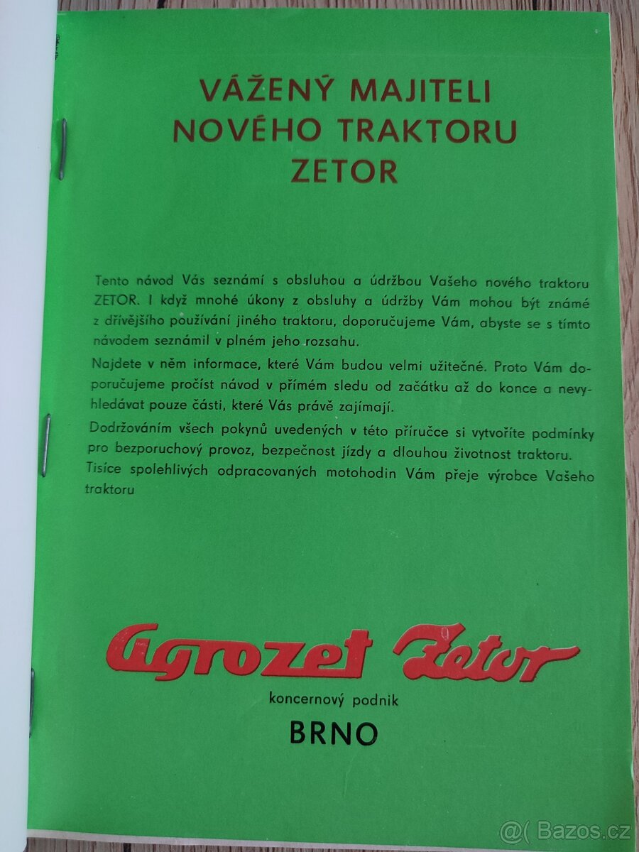 Zetor návod k obsluze - 12
