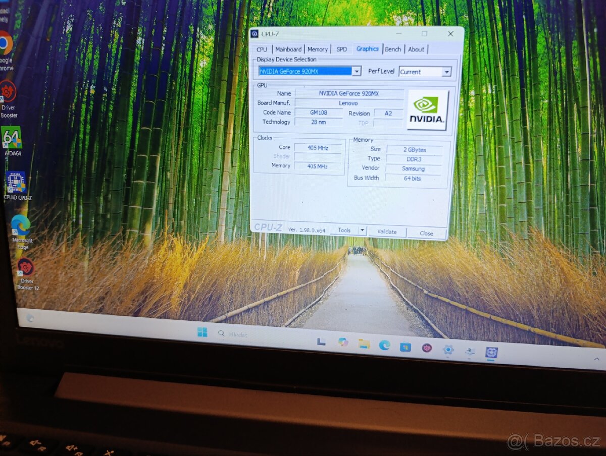 Notebook Lenovo 310 - 15IKB na náhradní díly nebo k opravě - 12