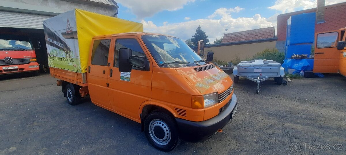 VW - Volkswagen T4, valník, double cabine, DPH - 12