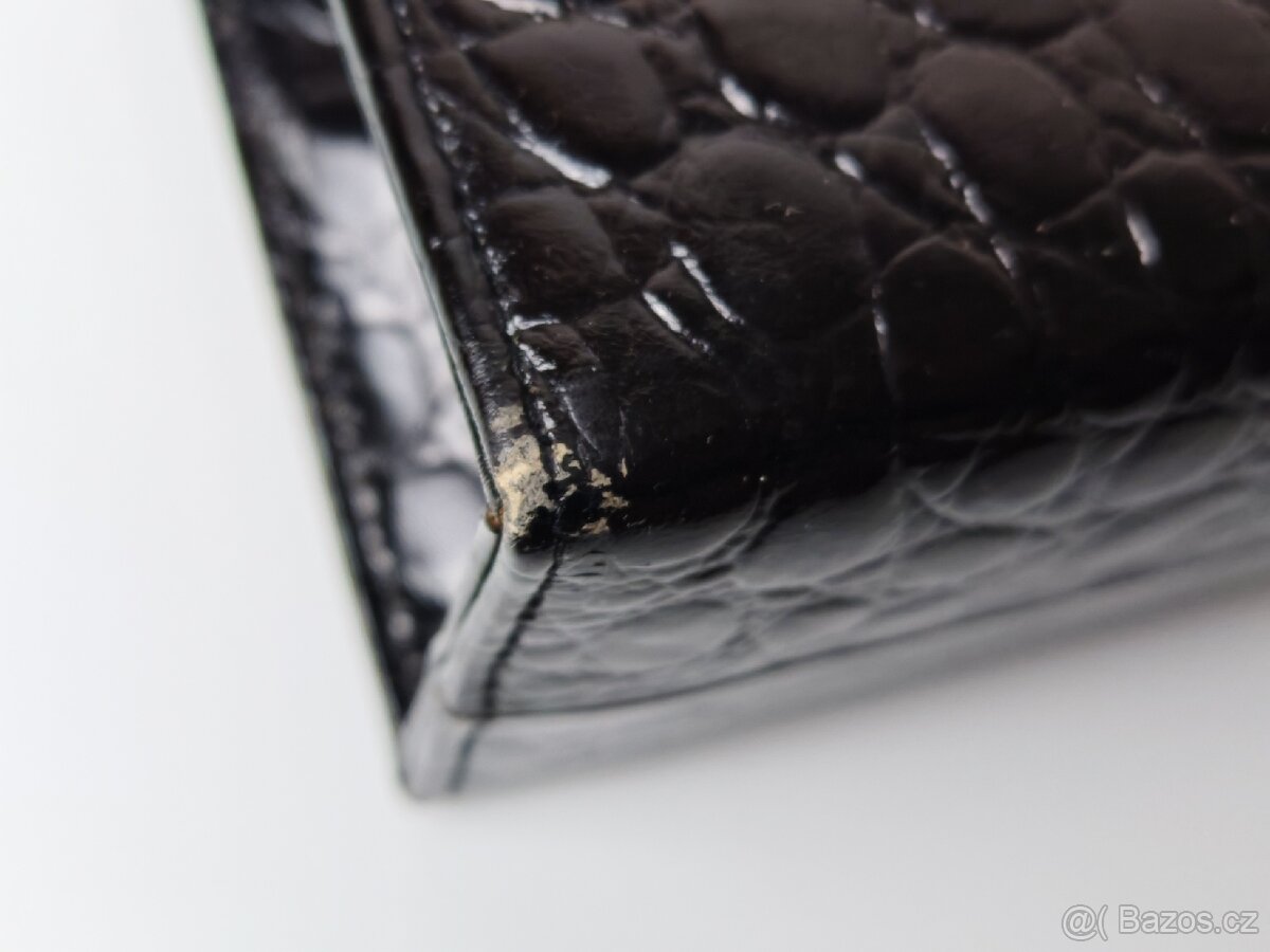 Vintage kožená kabelka - 12