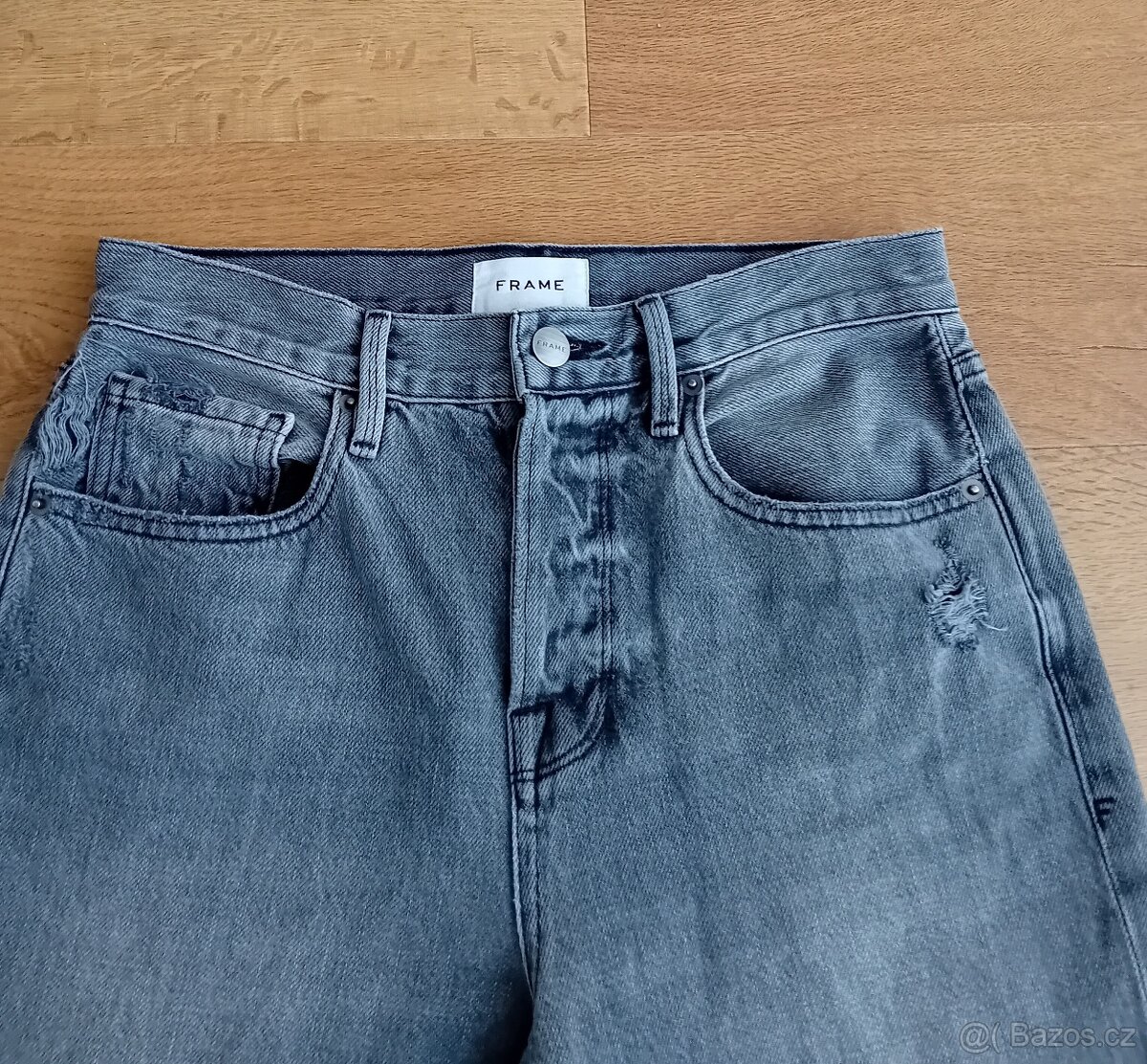 Frame dámské luxusní džíny ke kotníkům vel. S/M - 12
