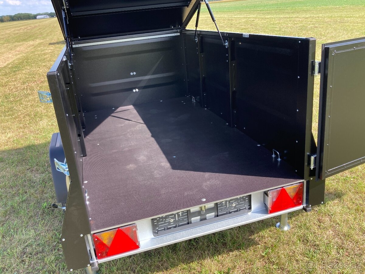 Přívěsný Vozík CAMPING Blackout s Nosičem na Stan Böckmann - 12